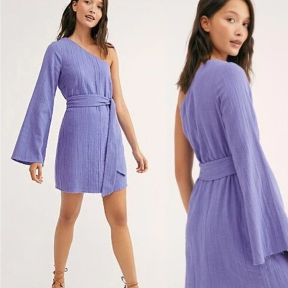 FP Movement by Free People One-Shoulder Purple Dress